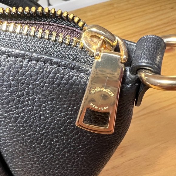 Coach Black Pebbled Leather Elsie - Picture 12 of 15